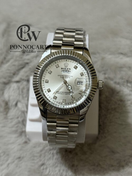 Premium Rolex Watch (Silver)